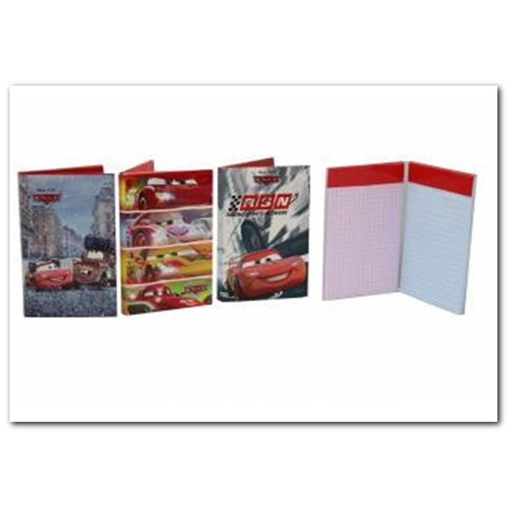 KESKİNCOLOR | CARS A7 STD.İKILI BLOKNOT 140200-33