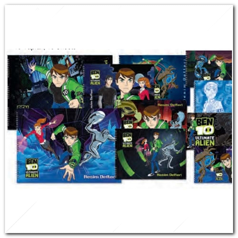 KESKİNCOLOR | RESİM DOSYASI LASTİKLİ BEN10 27X36