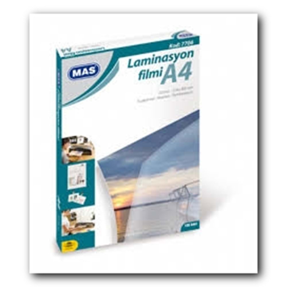 KRAF | 125 MİC. 100 LÜ A4 LAMİNASYON FİLMİ