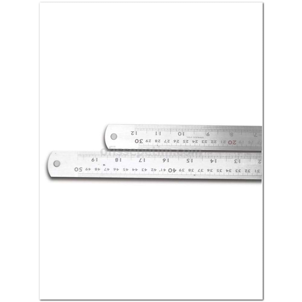 KRAF | 50 CM ÇELİK CETVEL 550 G