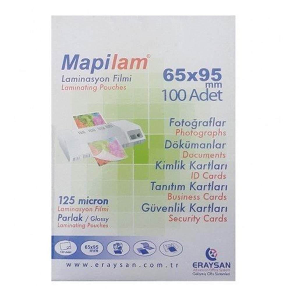 MAPED | 125 MIC. 65*95 PARLAK PVC