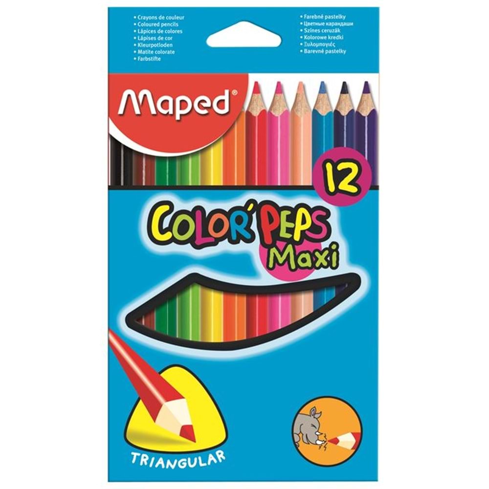 MAPED | COLORPEPS MAXİ 12 Lİ KURU BOYA