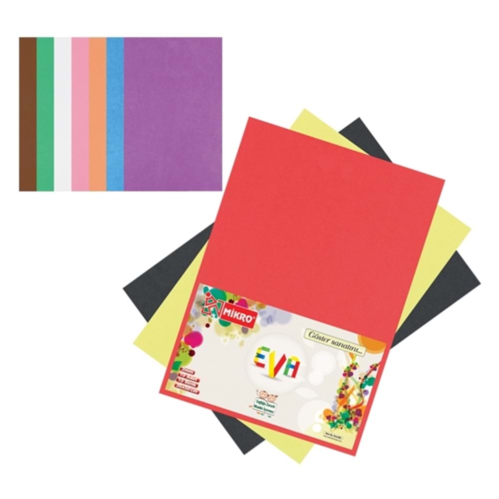 MİKRO | EVA-020 10 RENK 35*50 10 LU