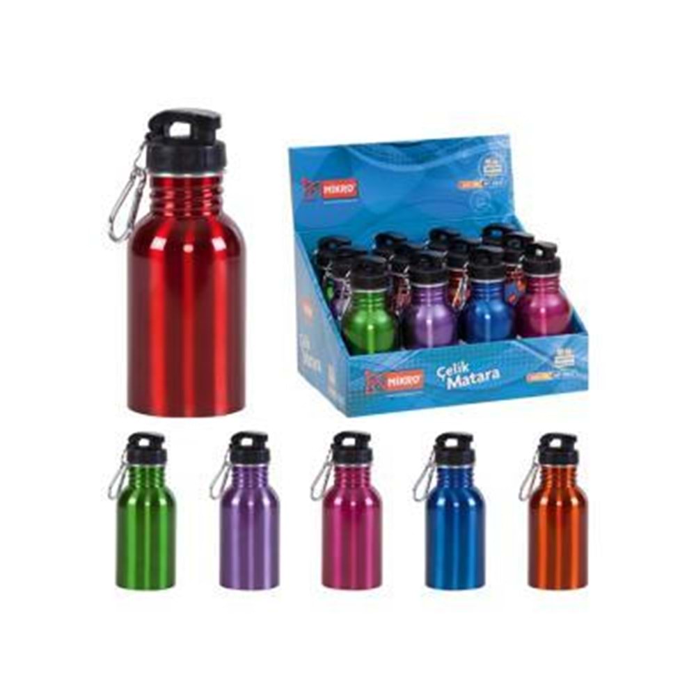 MİKRO | MT 2850-12 500ML ÇELİK MATARA