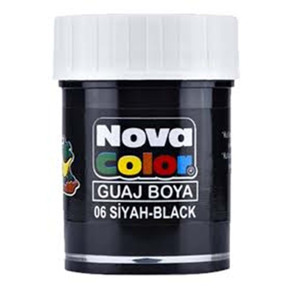 NOVACOLOR | GUAJ BOYA SİSE SİYAH - NC-108