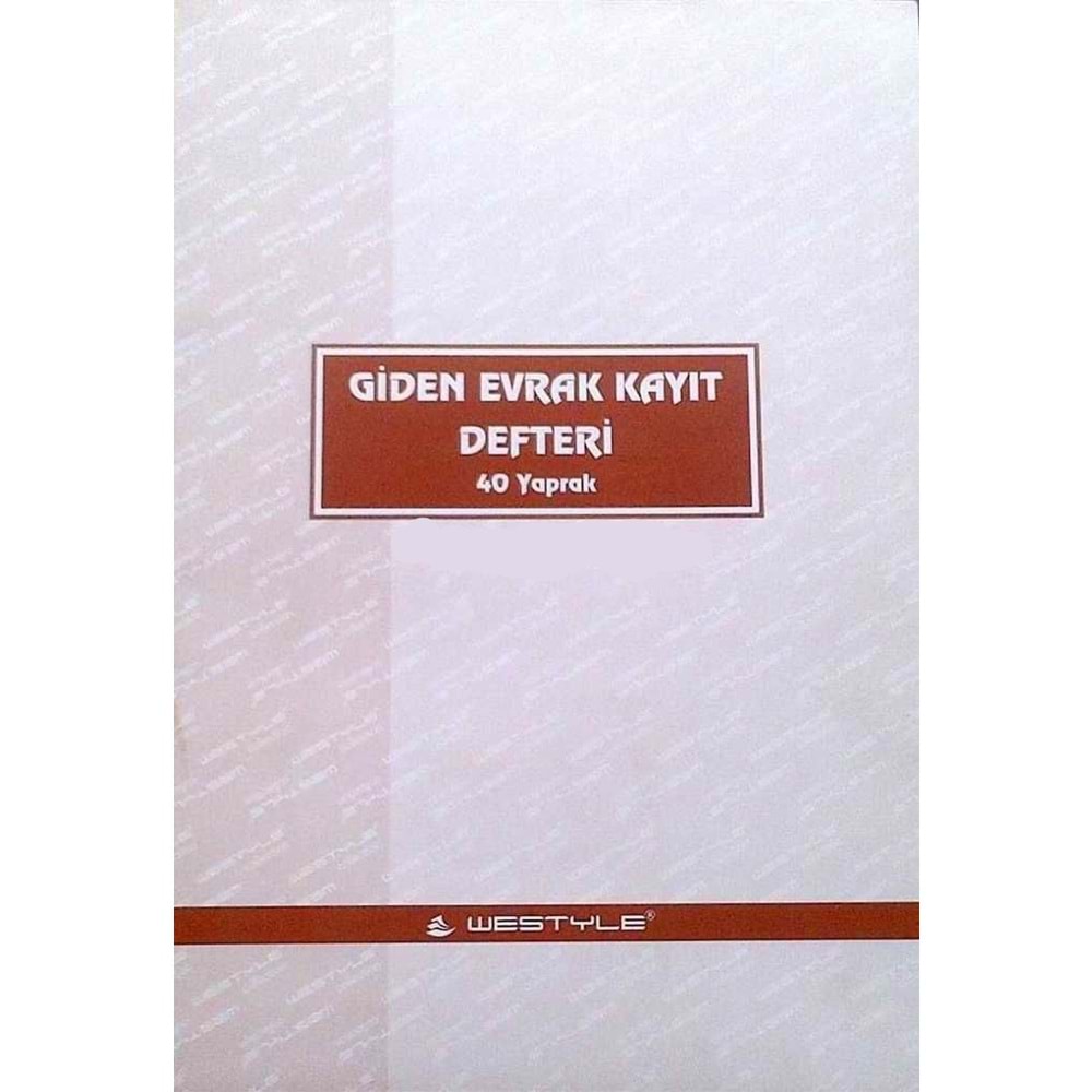 ÖZKAN | GİDEN EVRAK KAYIT DEFTERİ