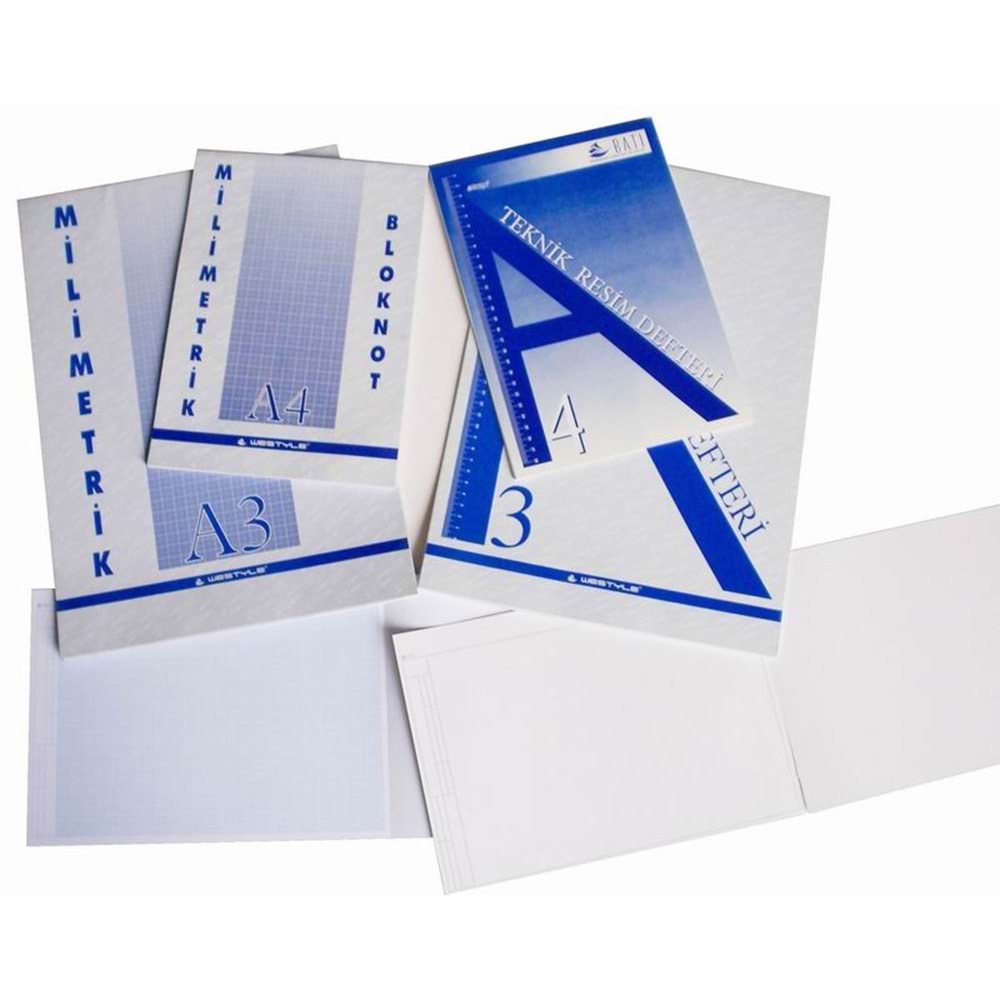 ÖZKAN | MİLİMETRİK KAĞIT A3 30 YAPRAK NO:1186