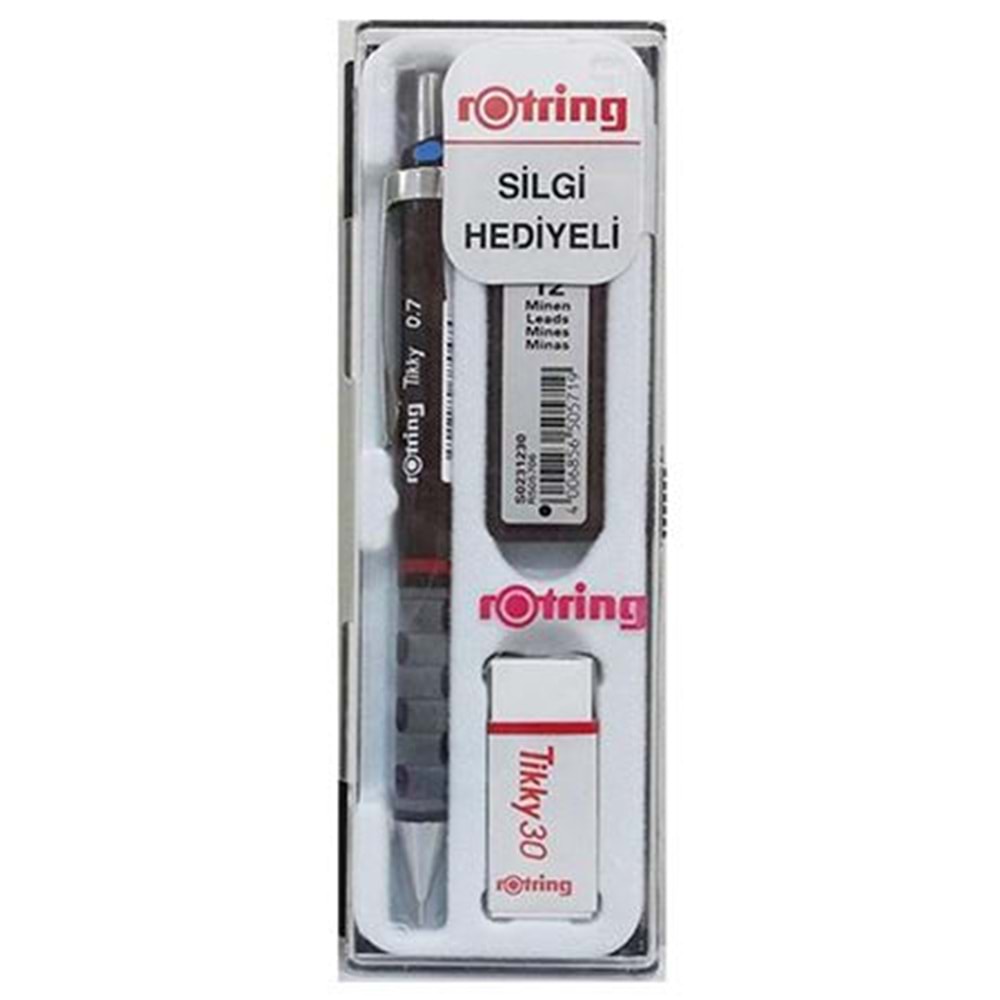 ROTRİNG | KALEM+SİLGİ+UÇ TAKIM BORDO 0.7