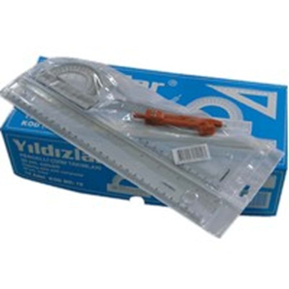 YILDIZLAR | ÇİZİM TAKIMI PERGELLİ 30CM