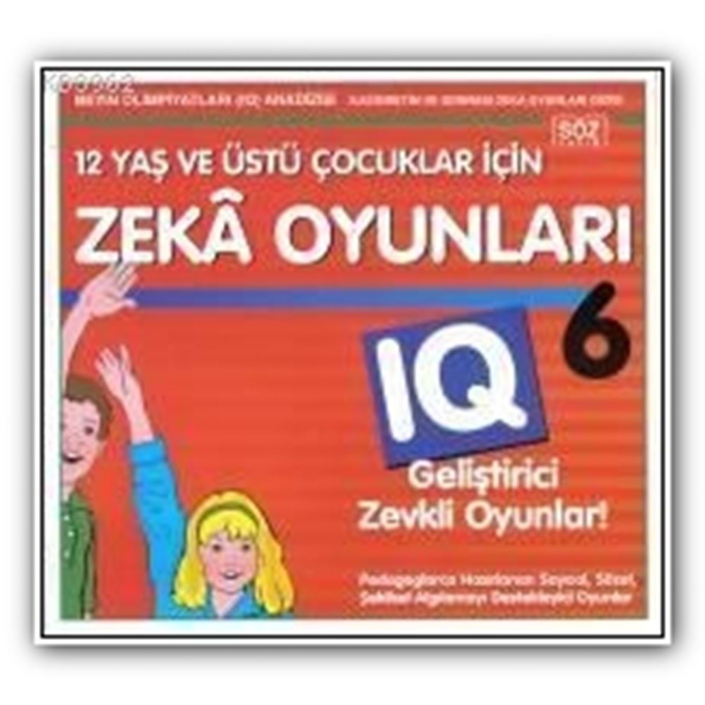 SÖZ | 12 YAŞ VE ÜSTÜ ÇOCUKLAR İÇİN ZEKA OYUNLARI-6