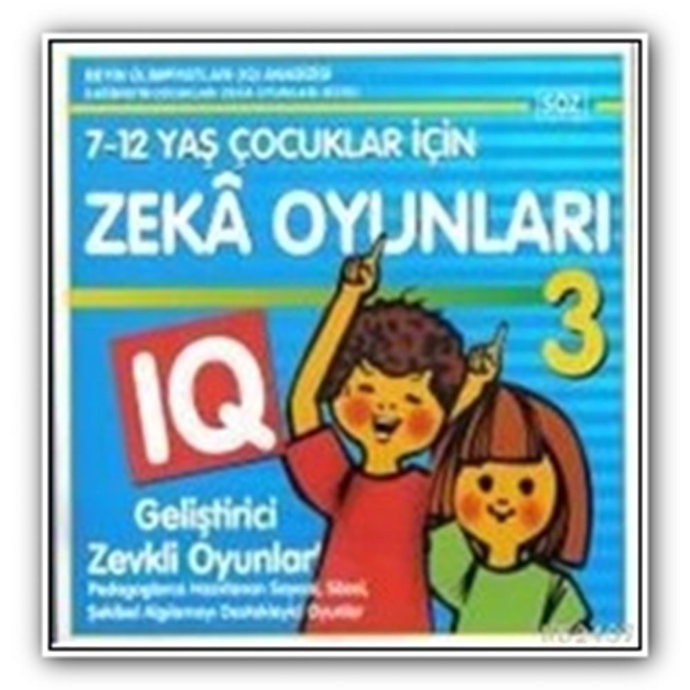 SÖZ | OKUL ÖNCESİ GELİŞTİRİCİ ZEKA OYUNLARI-3