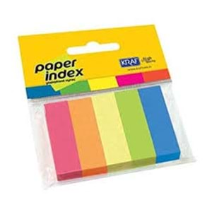 KRAF | INDEX KAĞIT 15X50MM 5 RENK X 100 SY 1550