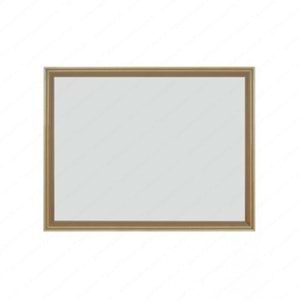 İNTERPANO | 30*45 AHŞAP ÇERÇEVELİ LAMİNANT YÜZEY D. MONTE BEYAZ YAZI TAHTASI