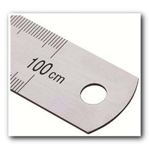 KRAF | ÇELİK CETVEL 100 CM INCH ÖLÇÜLÜ 500G