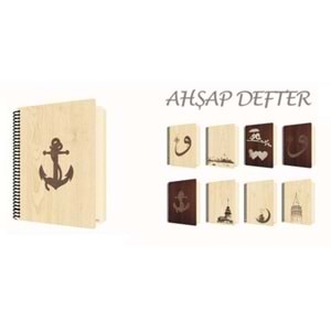 AKER | AHSAP KAPAK SPİRALLİ DEFTERLER 11x15 70 YP. ÇİZGİSİZ