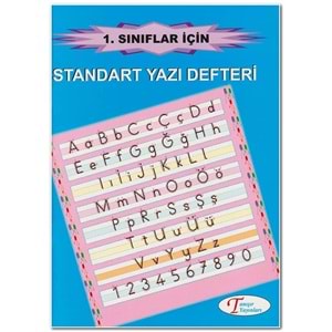 TANIŞIR | 1. SINIFLAR İÇİN STANDAR YAZI DEFTERİ BÜYÜK BOY