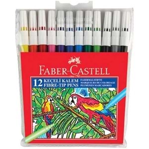 FABERCASTELL | 12 Lİ KEÇELİ KALEM YIKANABİLİR