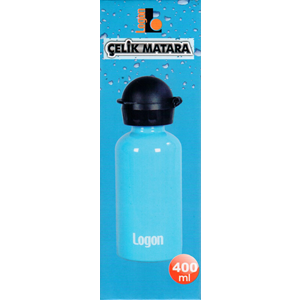 LOGON | ÇELİK MATARA BARDAKLI 400 ml L053