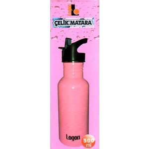 LOGON | ÇELİK MATARA BARDAKLI 500 ml L173