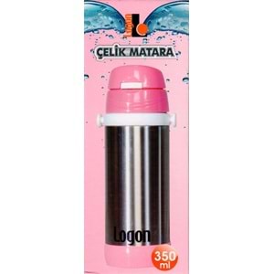 LOGON | ÇELİK MATARA PİPETLİ 350 ml I015