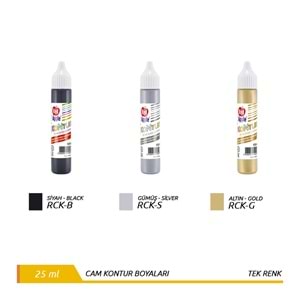 REDAPPLE | SİYAH KONTÖR BOYASI 25 ml