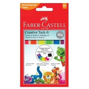 FABERCASTELL | HAMUR YAPIŞTIRICI TACK-IT 50 GR RENKLİ 18 70 94