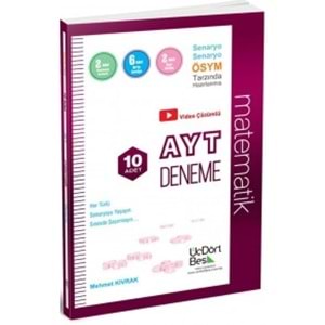 ÜÇDÖRTBEŞ | AYT MATEMATİK 8 Lİ DENEME - 2025
