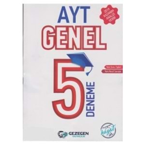 GEZEGEN | AYT 5'Lİ FASİKÜL DENEME - 2022