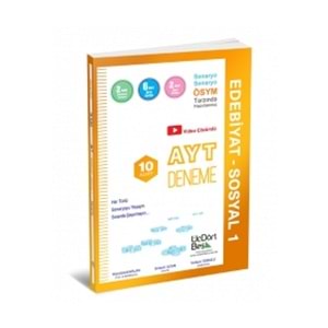 ÜÇDÖRTBEŞ | AYT 10 LU EDEBİYAT SOSYAL 1 DENEME - 2024