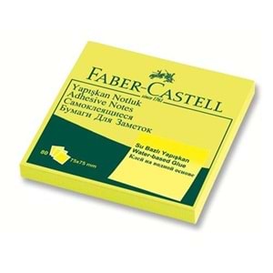 FABERCASTELL | YAPIŞKANLI POST-İT SARI 75x75
