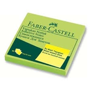 FABERCASTELL | YAPIŞKANLI POST-İT YEŞİL 75x75