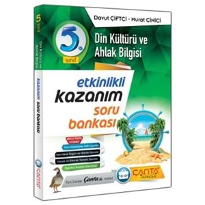 ÇANTA | 5.SINIF KAZANIM DİN KÜLTÜRÜ VE AHLAK BİLGİSİ SORU BANKASI - 2022