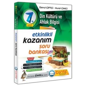 ÇANTA | 7.SINIF KAZANIM DİN KÜLTÜRÜ VE AHLAK BİLGİSİ SORU BANKASI - 2022