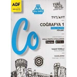 SORUKALESİ | TYT COĞRAFYAI PREMİUM FÖYLERİ KONU ANLATIMLI - 2024