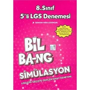 KÜLTÜR | 8. SINIF SİMÜLASYON 5 Lİ LGS DENEMESİ - 2020