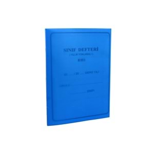 DİLMAN | SINIF DEFTERİ YILLIK YOKLAMALI 8 DERS MAVİ