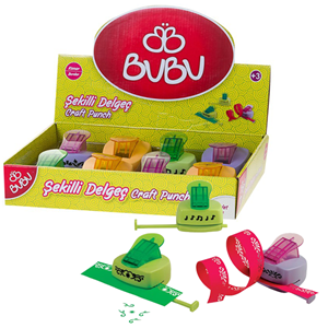 BUBU | ŞEKİLLİ KENAR DELGEÇ ORTA BOY