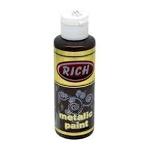 RİCH | METALİK AKRİLİK BOYA 130 cc 864 ANTİK KAHVE