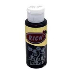 RİCH | METALİK AKRİLİK BOYA 130 cc 751 MÜRDÜM