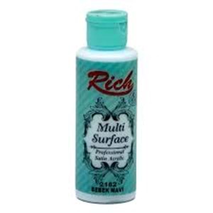 RİCH | MULTİSURFACE AKRİLİK BOYA 120 cc 2182 BEBEK MAVİ