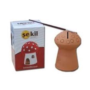ŞEKİL | MANTAR KUMBARA BOYAMA SETİ