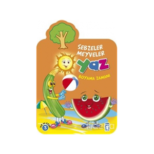 TİMAŞ | YAZ BOYAMA ZAMANI - SEBZELER MEYVELER