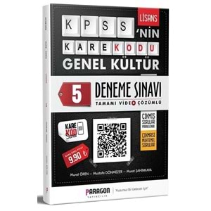 PARAGON | 2020 KPSS KAREKODU GENEL KÜLTÜR 5 DENEME