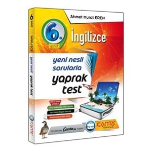 ÇANTA | 6.SINIF YAPRAK TEST İNGİLİZCE - 2022