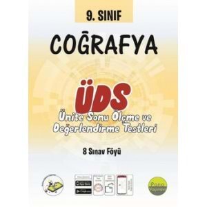 DELTA | 9. SINIF COĞRAFYA ÜNITE DEĞERLENDIRME SINAVI (8 SINAV) - 2024