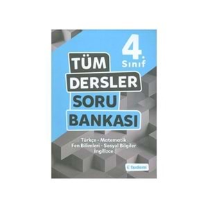 TUDEM | 4. SINIF TÜM DERSLER SORU BANKASI - 2020