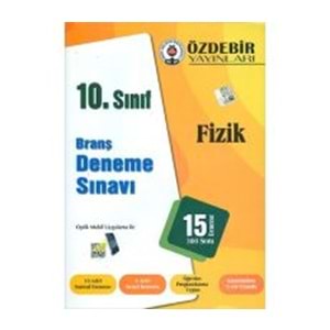 ÖZDEBİR | 10. SINIF FİZİK BRANŞ DENEME SINAVI - 2026