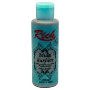 RİCH | MULTİSURFACE AKRİLİK BOYA 120 cc 2242 ANTİK GRİ