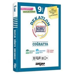 ANKARA | 9. SINIF COĞRAFYA DEKATLON SORU BANKASI - 2022