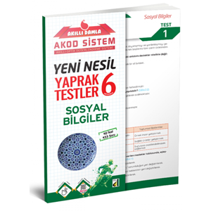 DAMLA | 6. SINIF YENİ NESİL SOSYAL BİLGİLER YAPRAK TESTLER - 2022